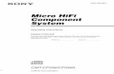 Micro HiFi Component System - Sony