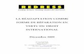 LA RÉADAPTATION COMME FORME DE RÉPARATION EN VERTU DU ...