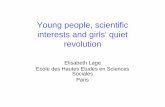 Young people, scientific interests and girls' quiet revolution