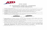 ATD-2088 6 RANDOM ORBITAL SANDER INSTRUCTION MANUAL