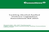 Tackling Alcohol-fuelled Violence Legislation Amendment ...