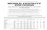 WORLD FERTILITY PATTERNS AGE-SPECIFIC FERTILITY RATES …