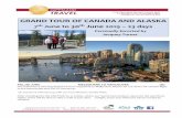 GRAND TOUR OF CANADA AND ALASKA 7th June to 30 June …