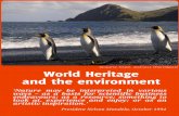 World Heritage and the environment