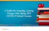 A Toolkit for Assessing Learning Changes After Spring 2020 ...