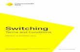 Switching Terms and Conditions - commbank.com.au