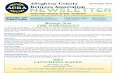 Allegheny County Retirees Association NEWSLETTER
