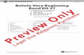 VERY BEGINNING BAND Grade ½ Belwin Very Beginning Band Kit #7