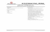 KSZ8041NL/RNL 10BASE-T/100BASE-TX Physical Layer ...