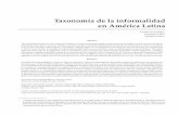 Taxonomía de la informalidad en América Latina
