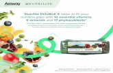 Nutrilite DOUBLE X helps to ﬁll your nutrition gaps with ...