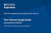 Penn Wharton Budget Model - MATLAB & Simulink