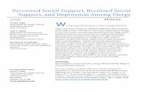 Perceived Social Support, Received Social Support, and ...