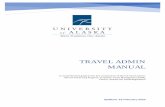 Travel Admin Manual - ou-webserver02.alaska.edu