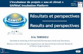 Résultats et perspectives ---------------- Results and ...