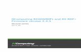 NComputing RX420(RDP) and RX-RDP+ Firmware version 2.4