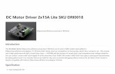 DC Motor Driver 2x15A Lite SKU DRI0018