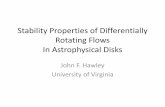 Stability Properties of Differentially Rotating Flows In ...