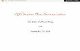 IQSS Beamer Class Demonstration - GitHub Pages