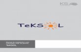 New Version Manual TeKSOL Espanhol - KS Aquecedores