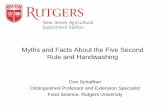 Myths and Facts About the Five Second Rule and Handwashing