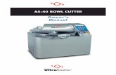 AS-40 BOWL CUTTER Owners Manual - SIGMA Equipment