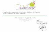 “Biodiversity measures in the vineyard, Biodivine life ...