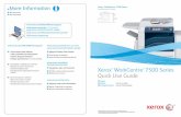 ES Xerox WorkCentre 7500 Series Quick Use Guide