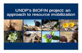UNDP’s BIOFIN project: an approach to resource mobilization