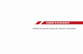 HikCentral Quick Start Guide - Hikvision