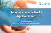 Retos para cerrar la brecha digital en el Perú