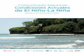 - Comunicado Nacional - Condiciones Actuales de El Niño-La ...