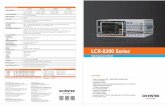 SPECIFICATIONS LCR-8230 LCR-8220 LCR-8210 LCR-8205 TEST ...