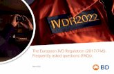 The European IVD Regulation (2017/746). Frequently asked ...
