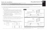Guía de medidas - Andersen Windows & Doors