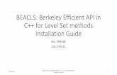 BEACLS: Berkeley Efficient API in C++ for Level Set ...