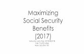 Maximizing Social Security Benefits (2017)