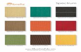 Sunbrella Spectrum Fabric Collection - Chair Care Patio