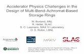 Accelerator Physics Challenges in the M. Borland, ANL ...