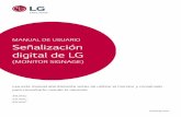 MANUAL DE USUARIO Señalización digital de LG