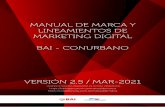 Manual de marca y lineamientos de marketing digital - BAI ...