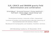 SLR, GRACE and SWARM gravity field determination and ...