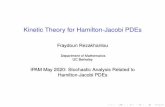 Kinetic Theory for Hamilton-Jacobi PDEs