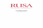 Standing Rules - Rutgers University