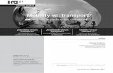 Mobility vs. transport? - revistas.unal.edu.co