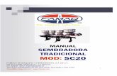 MANUAL SEMBRADORA TRADICIONAL MOD: SC20