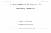 Lake District Canine Club [4572] - Dogz Online