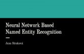 Named Entity Recognition Neural Network Based
