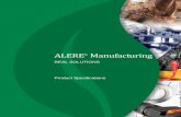 ALERE Manufacturing Specifications