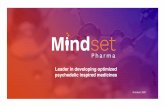 Leader in developing optimized psychedelic inspired medicines
